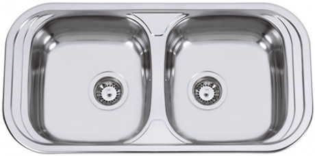 Sinks SEVILLA 860 DUO V 0,6mm matný